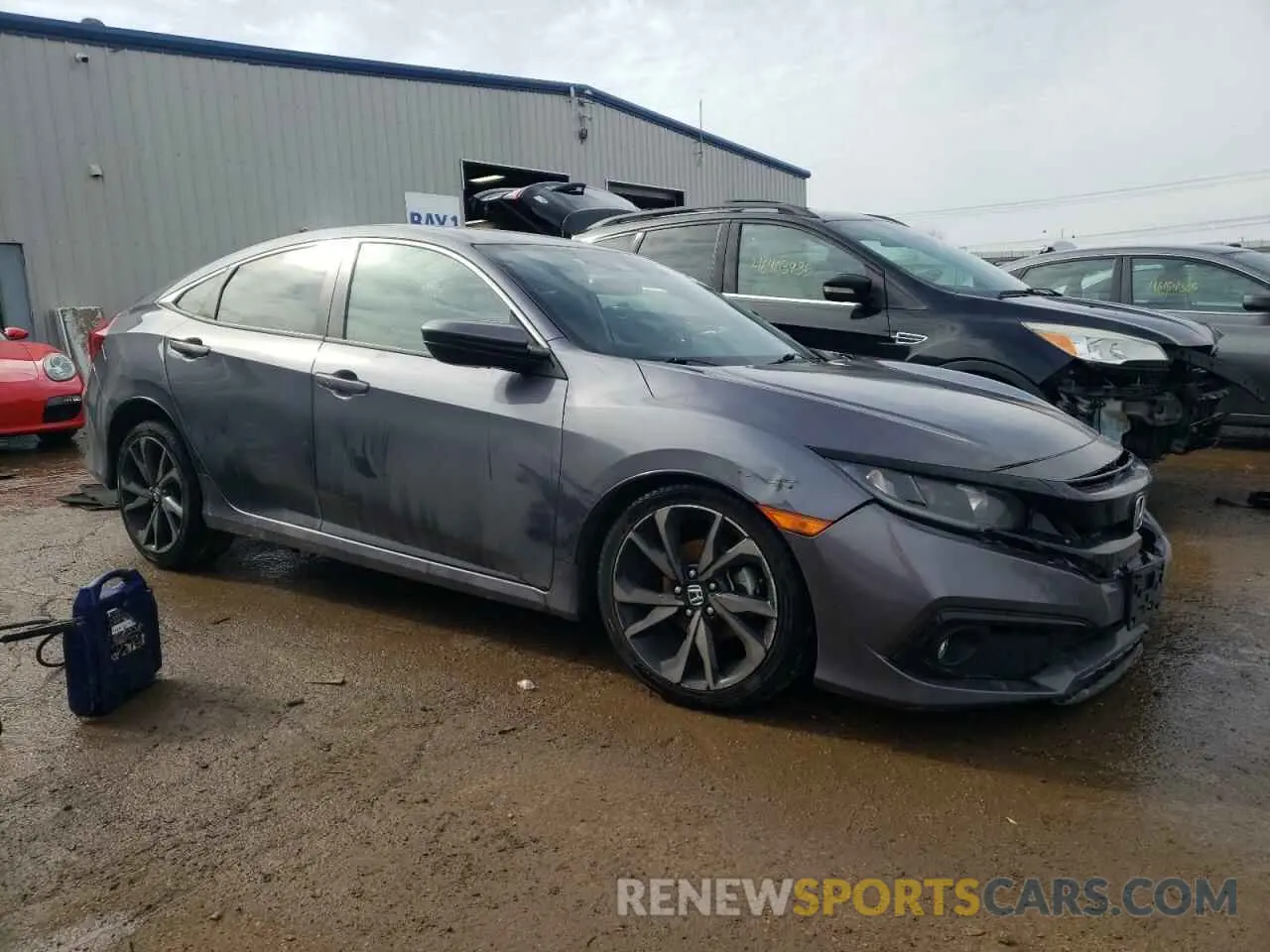 4 Photograph of a damaged car 2HGFC2F80LH542663 HONDA CIVIC 2020