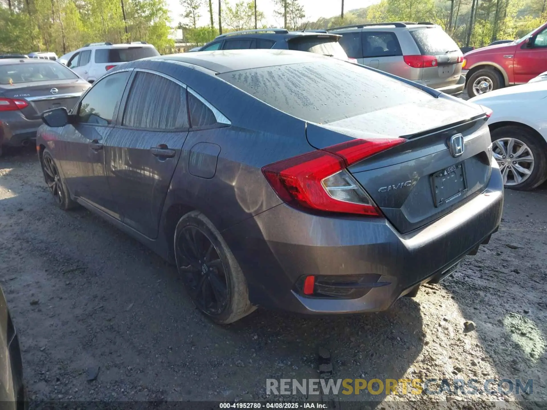 3 Photograph of a damaged car 2HGFC2F80LH552318 HONDA CIVIC 2020