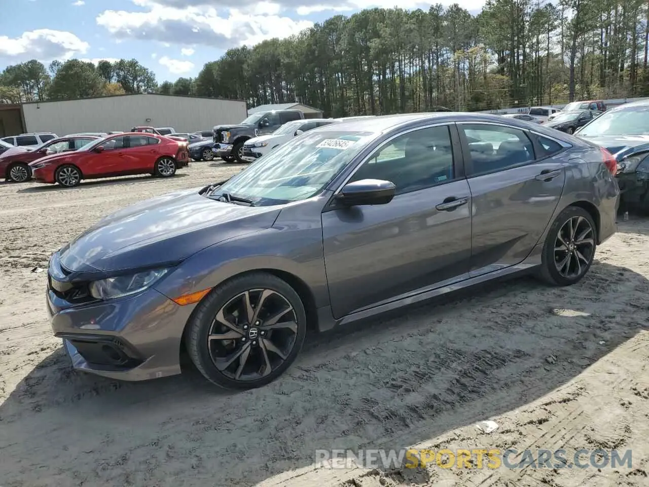 1 Photograph of a damaged car 2HGFC2F80LH563769 HONDA CIVIC 2020