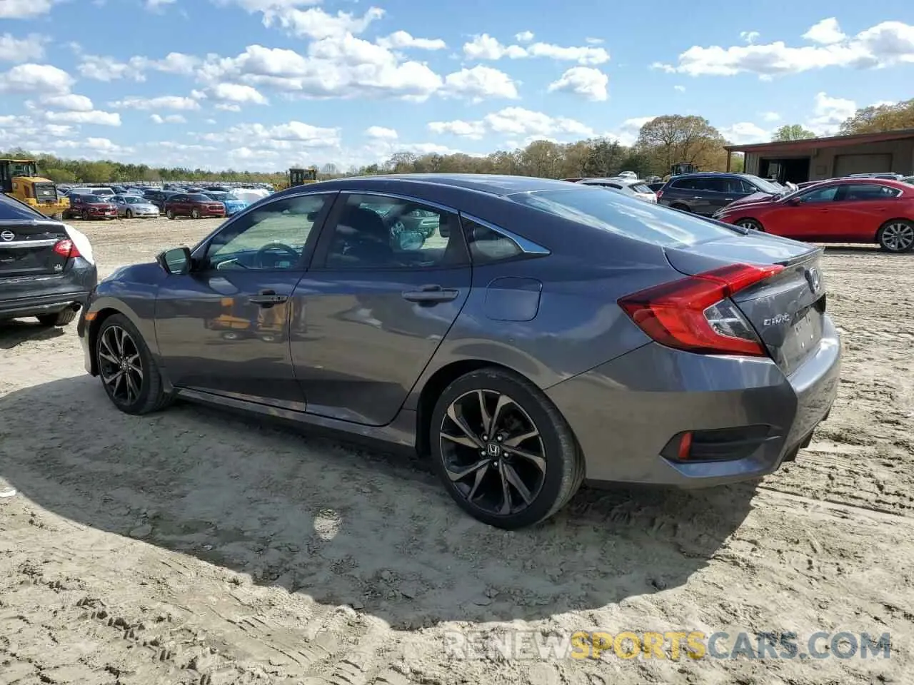 2 Photograph of a damaged car 2HGFC2F80LH563769 HONDA CIVIC 2020