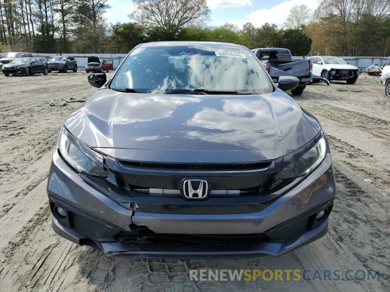 5 Photograph of a damaged car 2HGFC2F80LH563769 HONDA CIVIC 2020