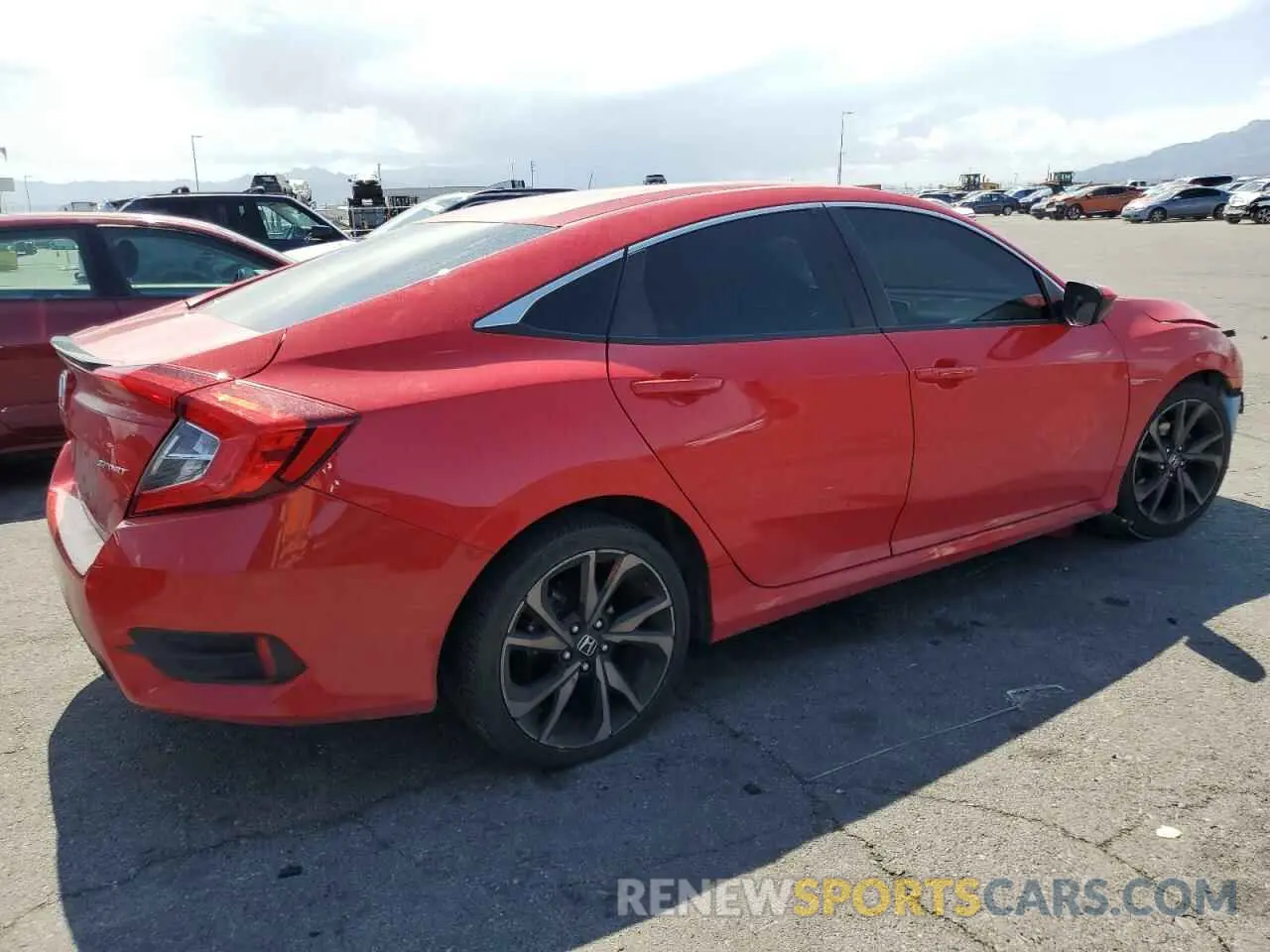 3 Photograph of a damaged car 2HGFC2F80LH564274 HONDA CIVIC 2020