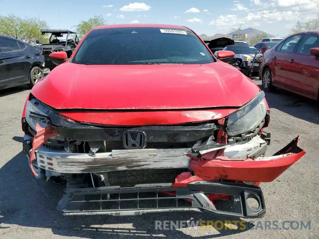 5 Photograph of a damaged car 2HGFC2F80LH564274 HONDA CIVIC 2020