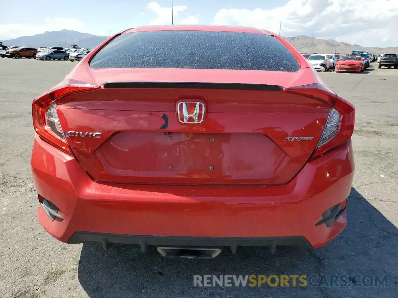 6 Photograph of a damaged car 2HGFC2F80LH564274 HONDA CIVIC 2020