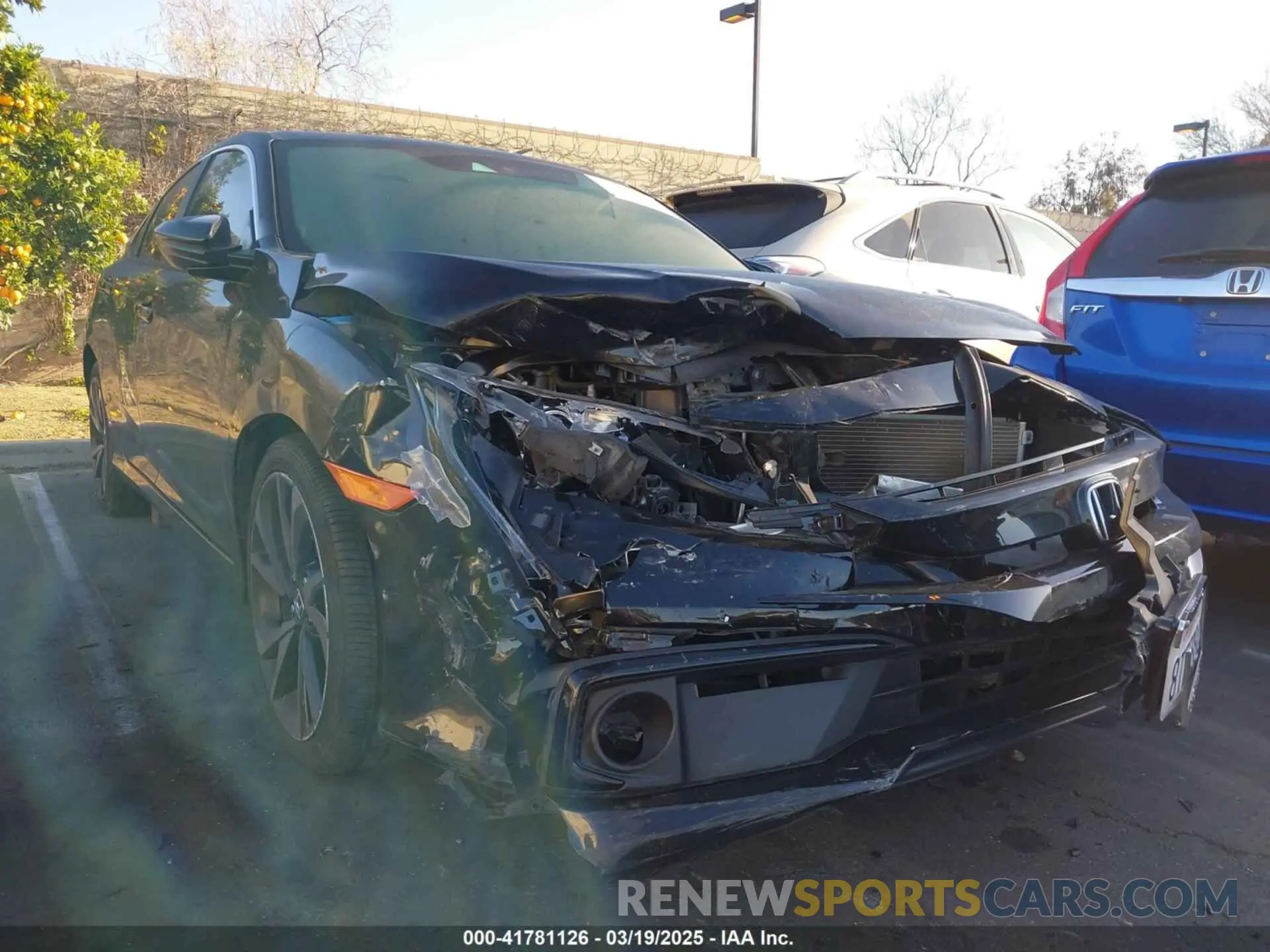 6 Photograph of a damaged car 2HGFC2F80LH574240 HONDA CIVIC 2020