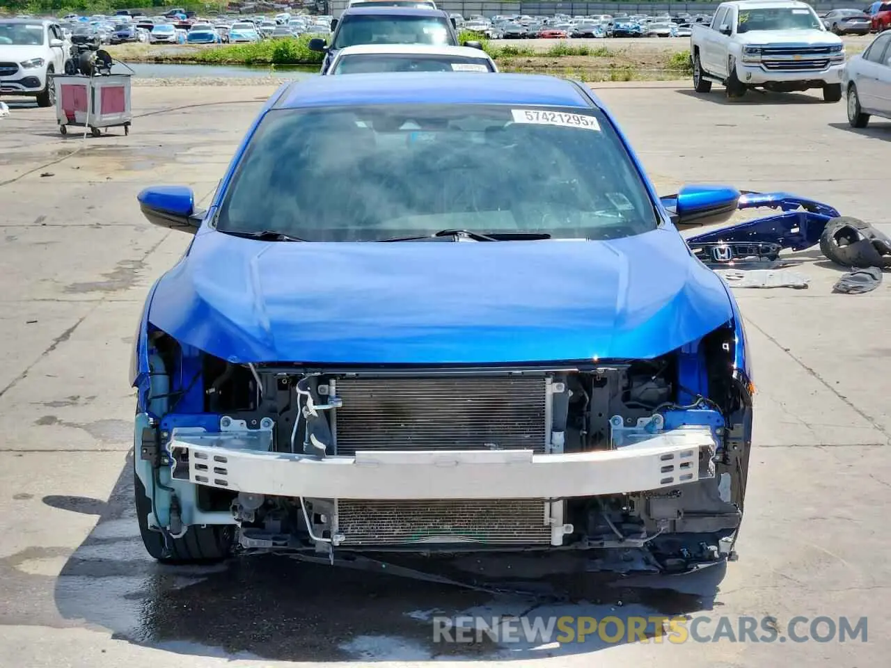 5 Photograph of a damaged car 2HGFC2F80LH576554 HONDA CIVIC 2020
