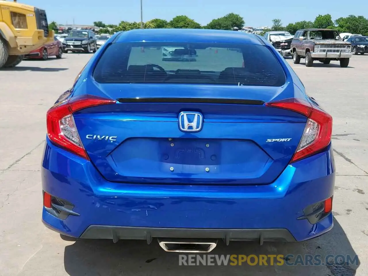 6 Photograph of a damaged car 2HGFC2F80LH576554 HONDA CIVIC 2020