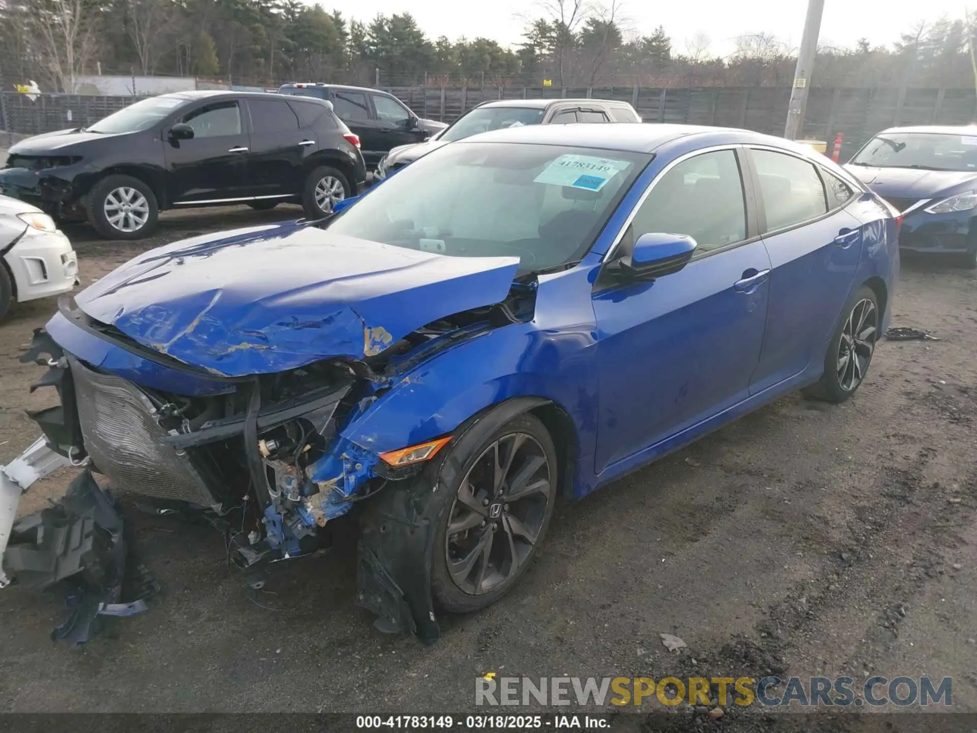2 Photograph of a damaged car 2HGFC2F80LH580684 HONDA CIVIC 2020