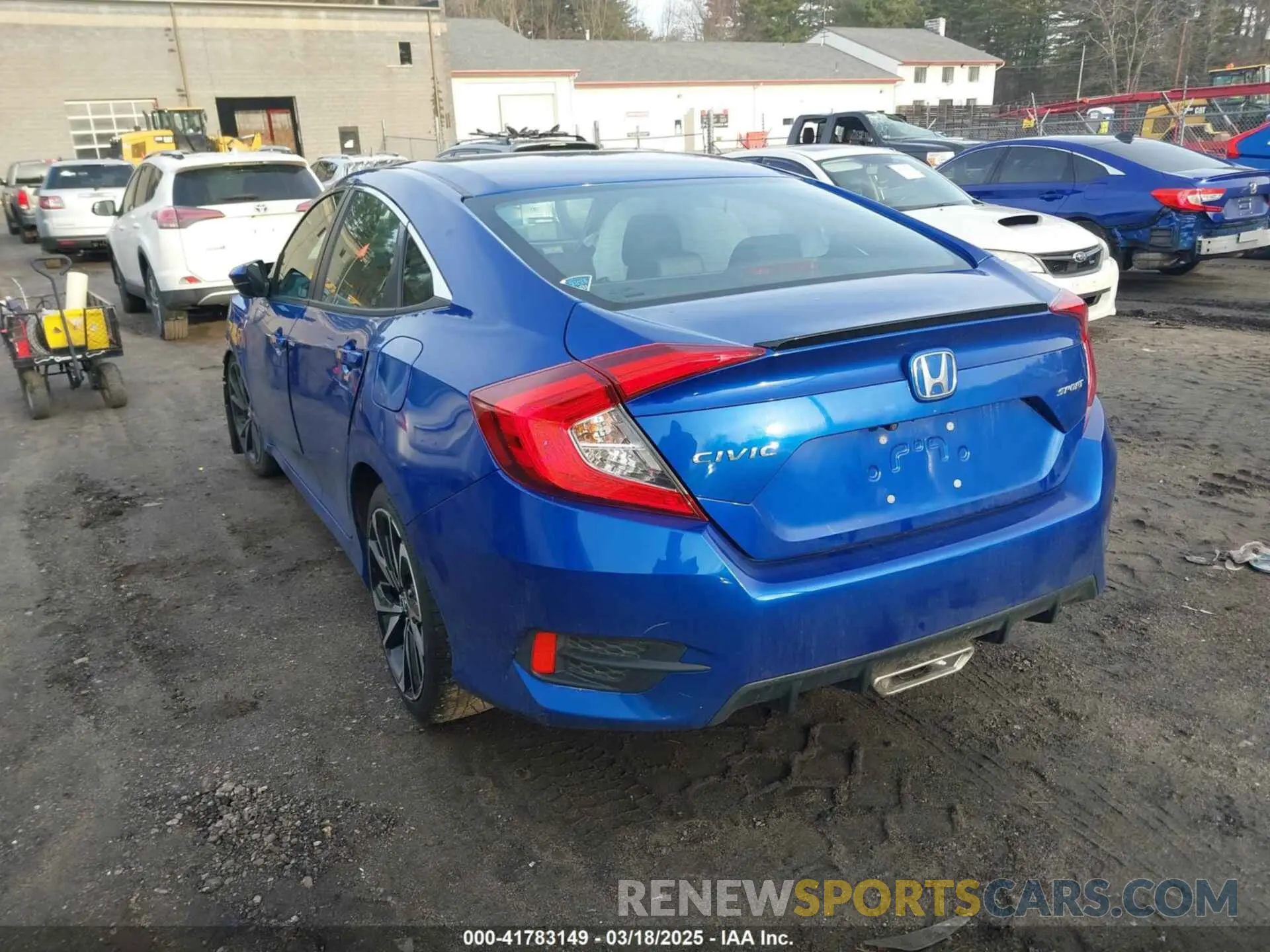 3 Photograph of a damaged car 2HGFC2F80LH580684 HONDA CIVIC 2020