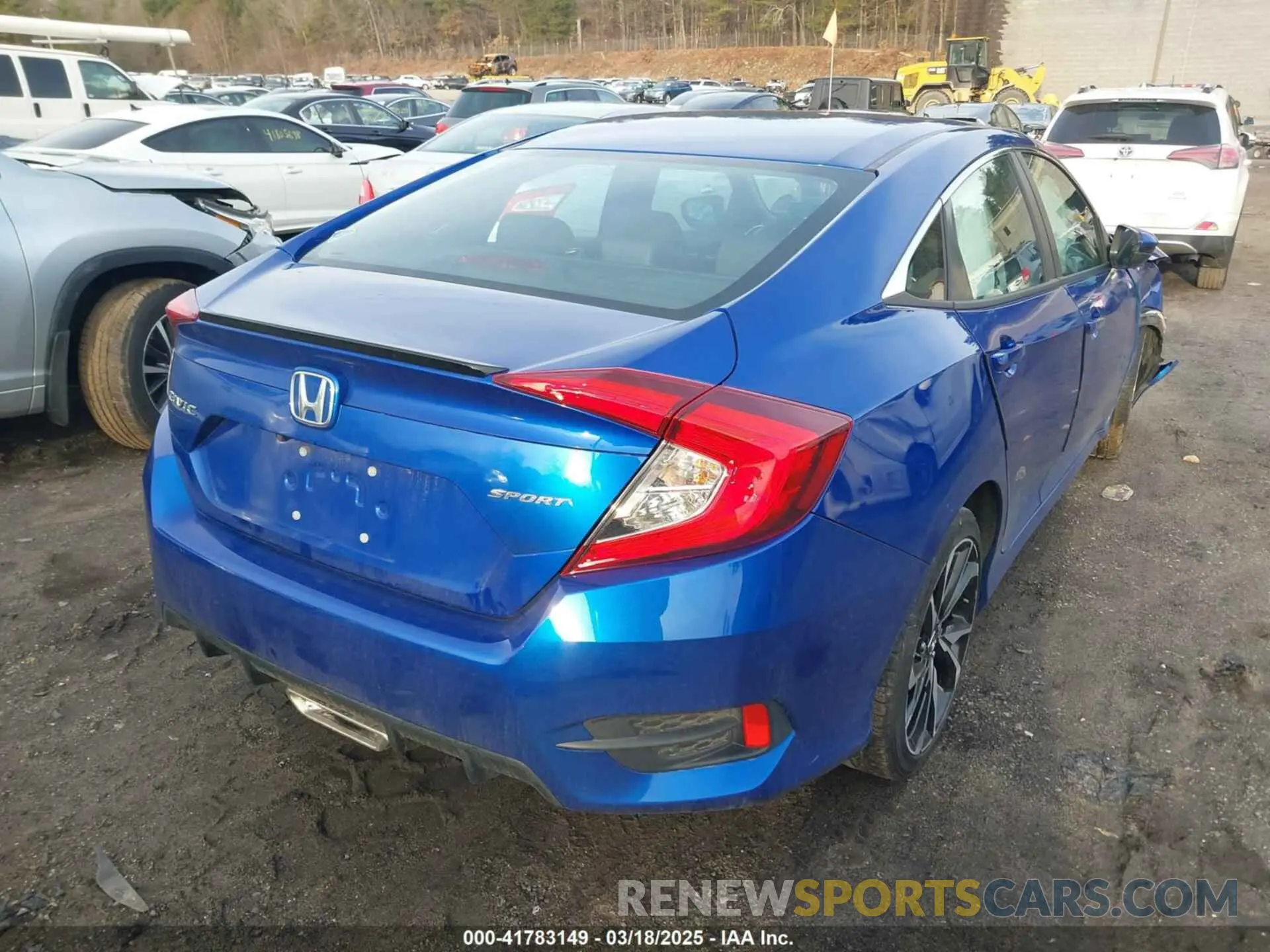 4 Photograph of a damaged car 2HGFC2F80LH580684 HONDA CIVIC 2020