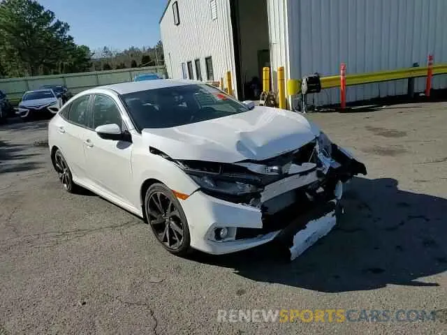 11 Photograph of a damaged car 2HGFC2F80LH596822 HONDA CIVIC 2020