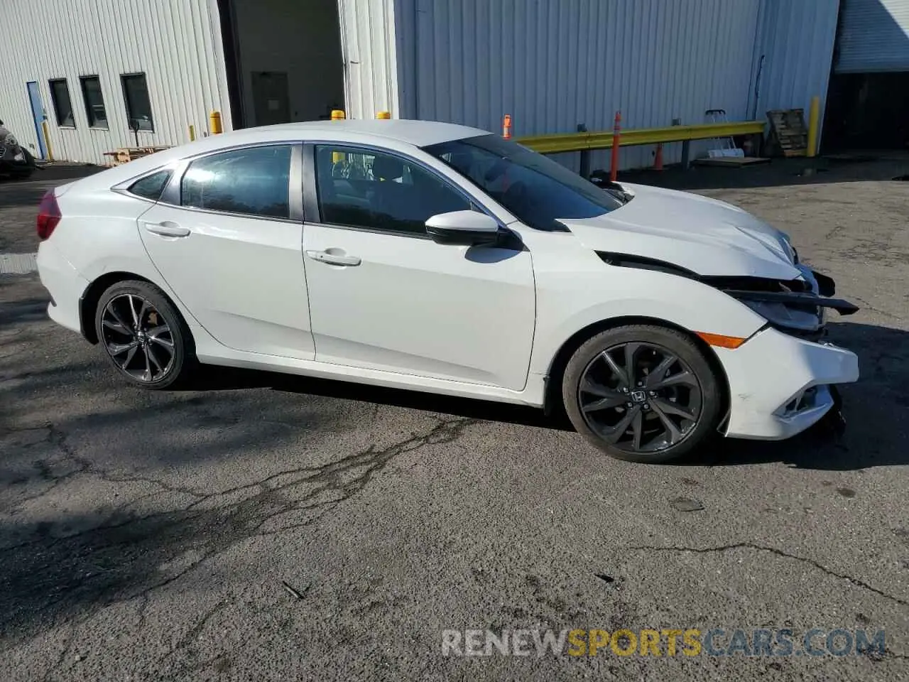 4 Photograph of a damaged car 2HGFC2F80LH596822 HONDA CIVIC 2020