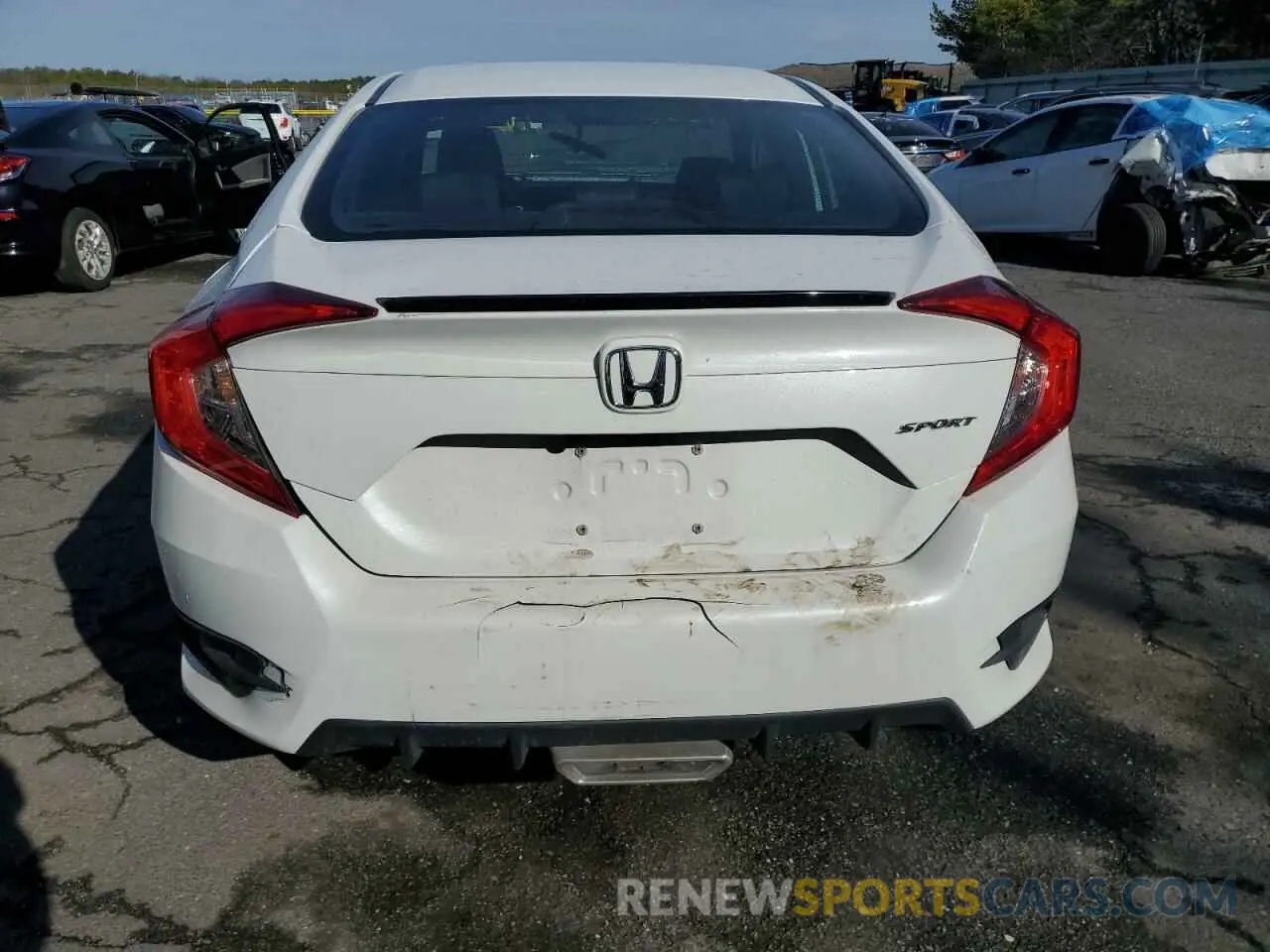6 Photograph of a damaged car 2HGFC2F80LH596822 HONDA CIVIC 2020