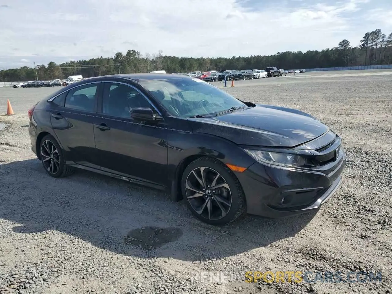 4 Photograph of a damaged car 2HGFC2F81LH531557 HONDA CIVIC 2020