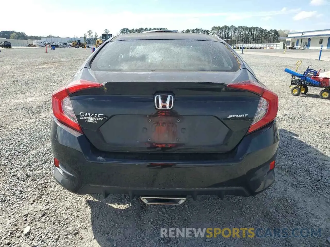 6 Photograph of a damaged car 2HGFC2F81LH531557 HONDA CIVIC 2020