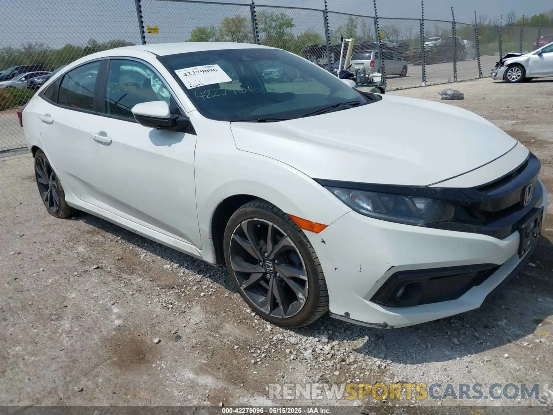 1 Photograph of a damaged car 2HGFC2F81LH532160 HONDA CIVIC 2020
