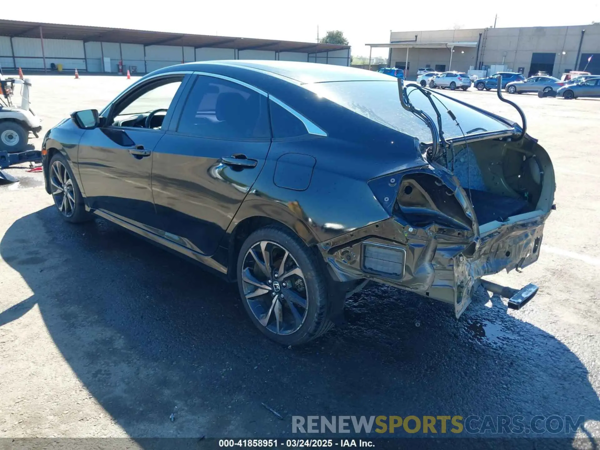 3 Photograph of a damaged car 2HGFC2F81LH536077 HONDA CIVIC 2020