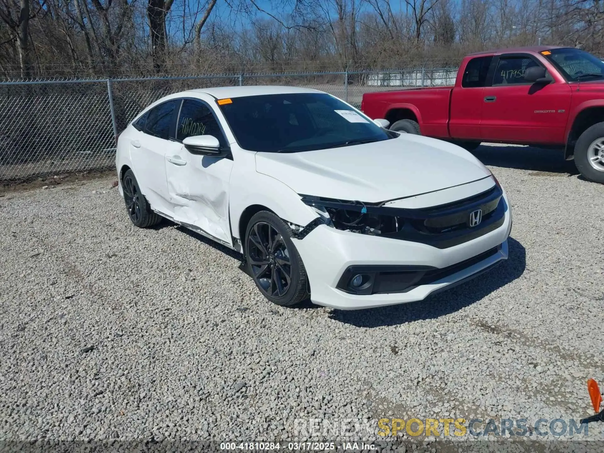 1 Photograph of a damaged car 2HGFC2F81LH551310 HONDA CIVIC 2020