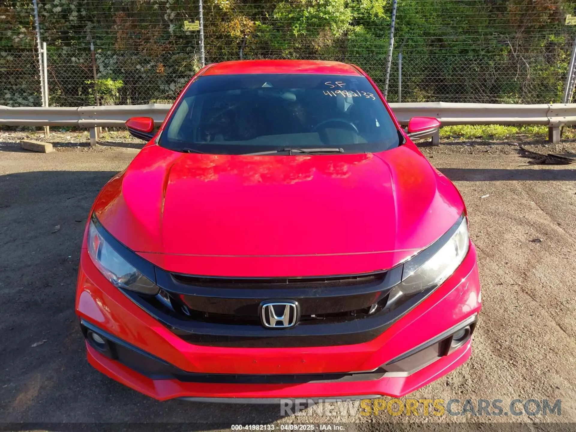 12 Photograph of a damaged car 2HGFC2F81LH555213 HONDA CIVIC 2020