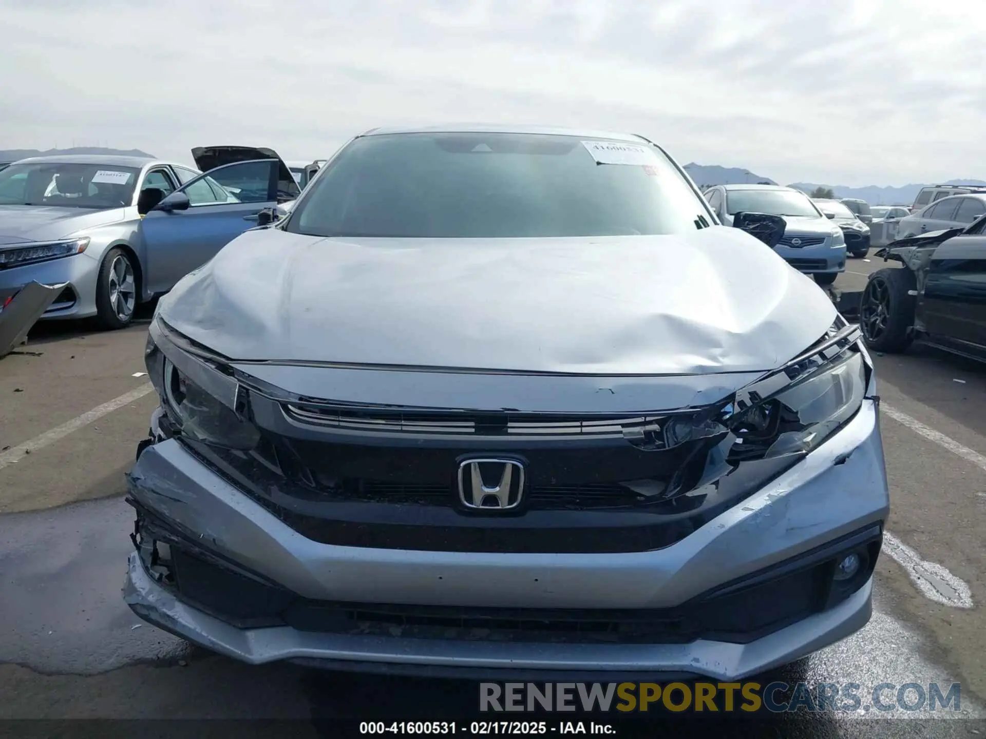 12 Photograph of a damaged car 2HGFC2F81LH584758 HONDA CIVIC 2020
