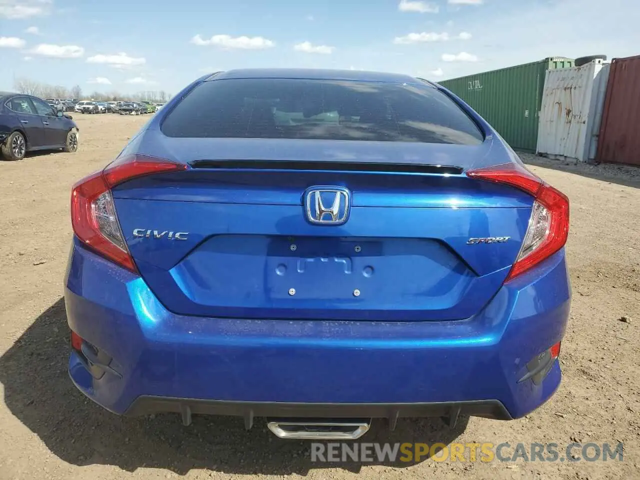 6 Photograph of a damaged car 2HGFC2F81LH601963 HONDA CIVIC 2020