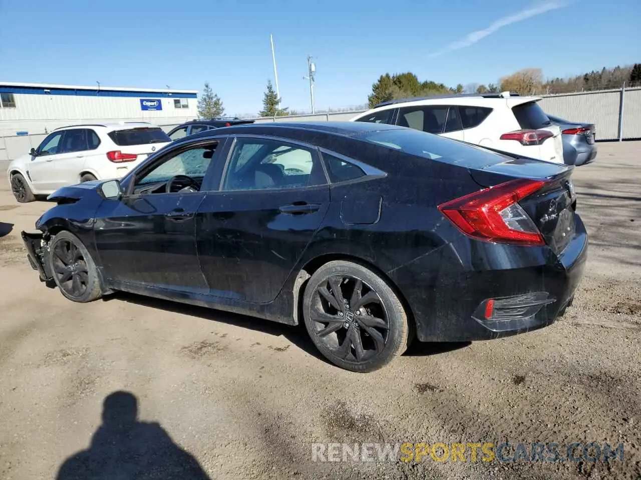 2 Photograph of a damaged car 2HGFC2F82LH030757 HONDA CIVIC 2020