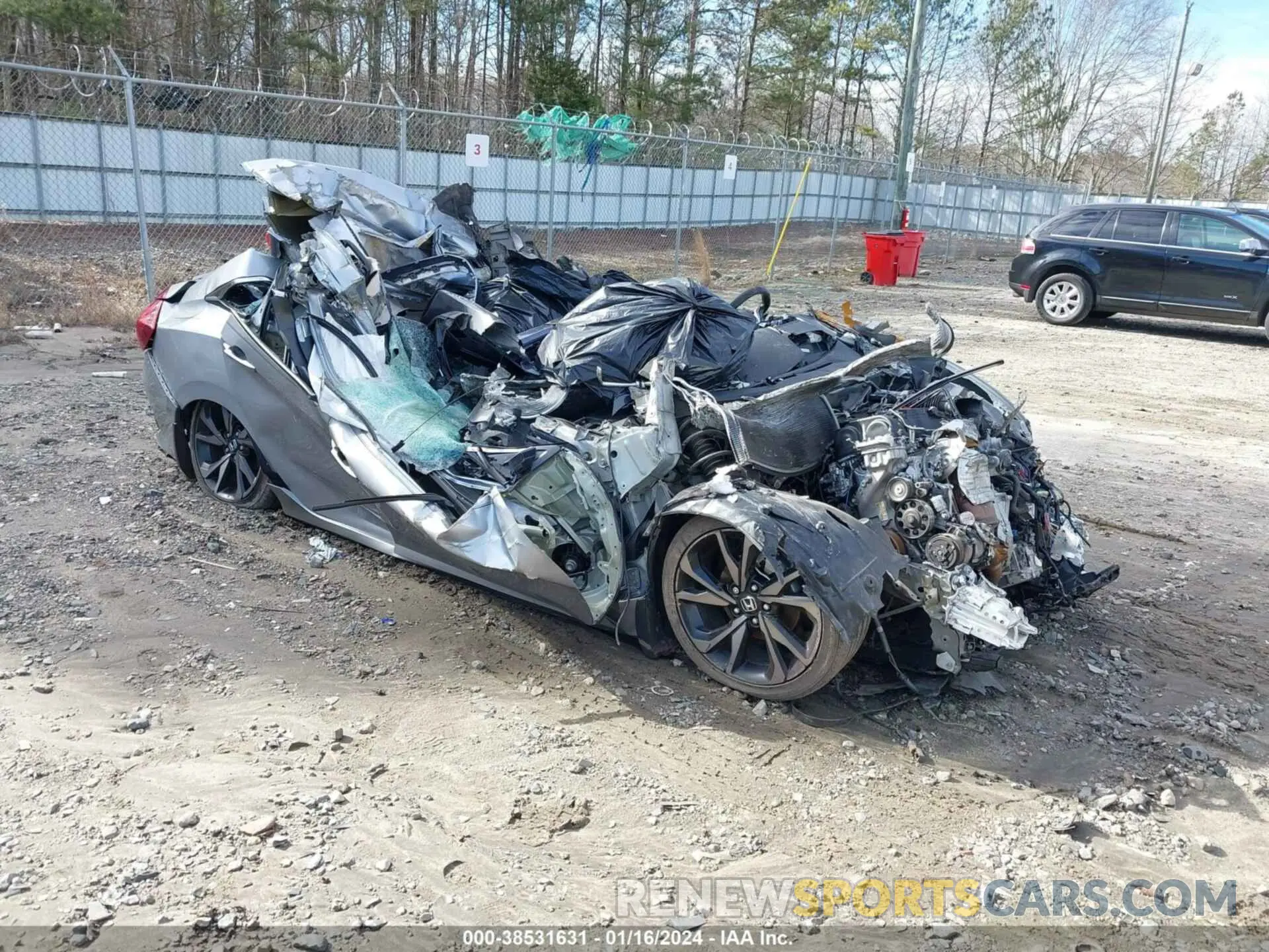 1 Photograph of a damaged car 2HGFC2F82LH500494 HONDA CIVIC 2020