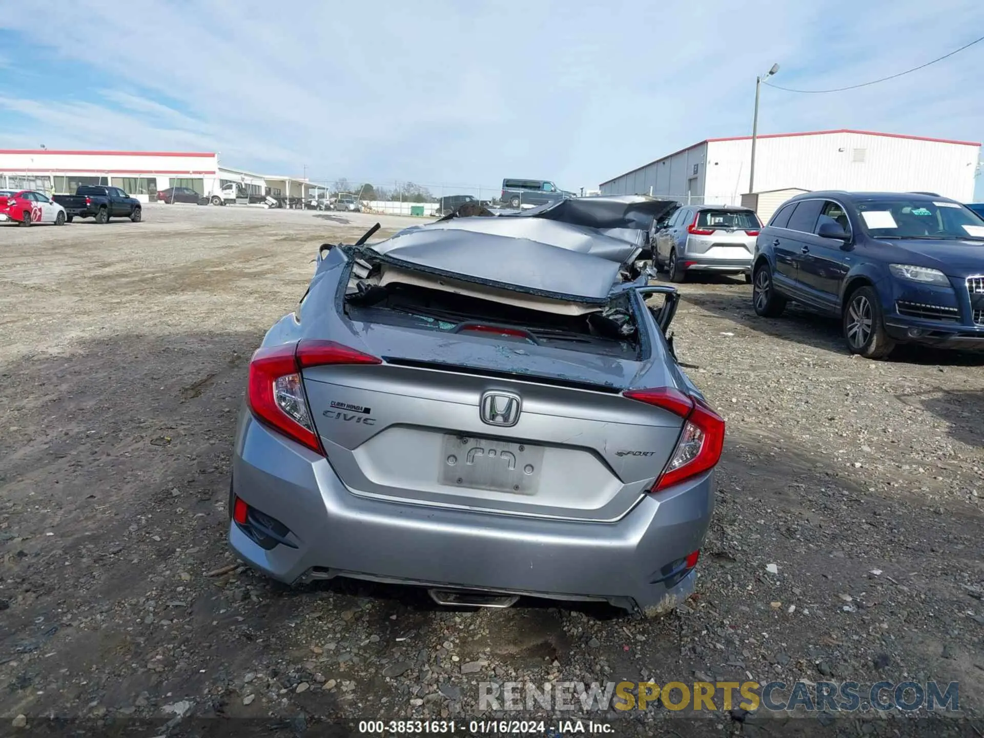 15 Photograph of a damaged car 2HGFC2F82LH500494 HONDA CIVIC 2020