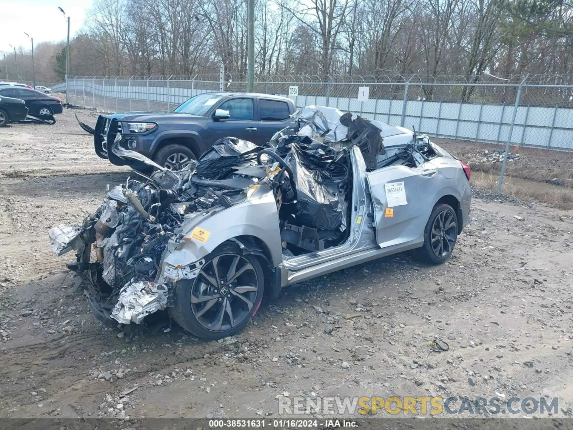 2 Photograph of a damaged car 2HGFC2F82LH500494 HONDA CIVIC 2020