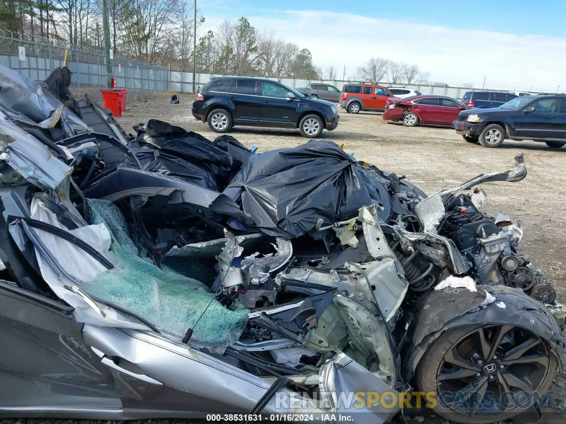 5 Photograph of a damaged car 2HGFC2F82LH500494 HONDA CIVIC 2020