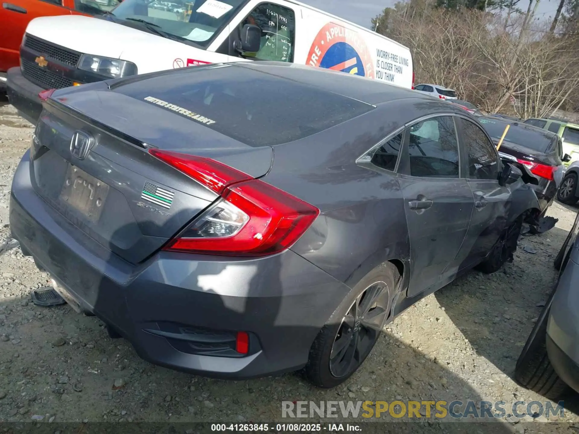 13 Photograph of a damaged car 2HGFC2F82LH513049 HONDA CIVIC 2020