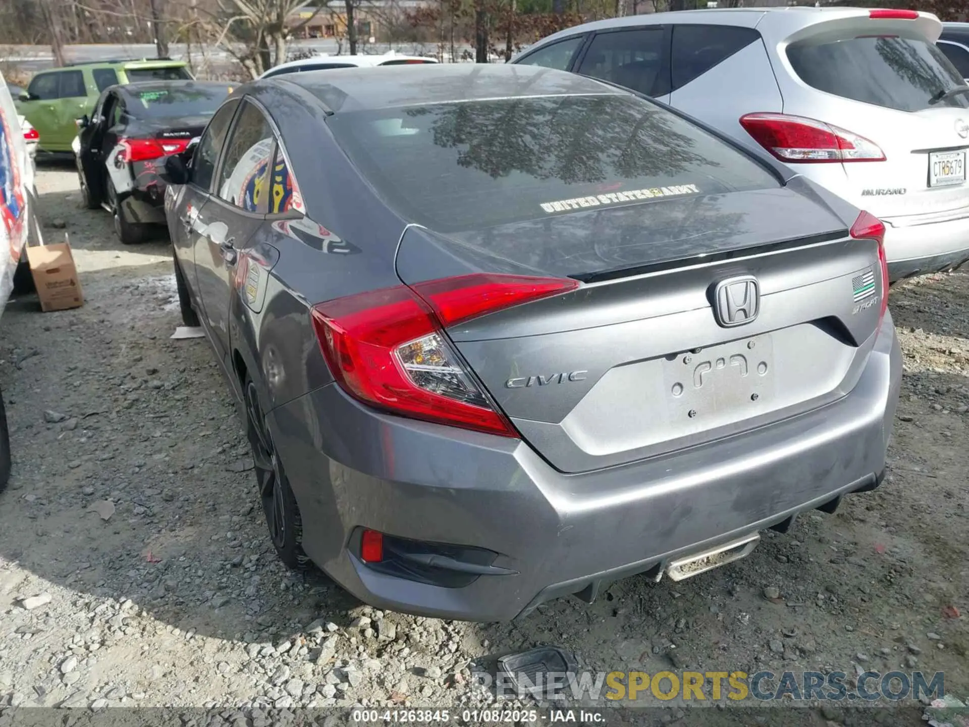 3 Photograph of a damaged car 2HGFC2F82LH513049 HONDA CIVIC 2020