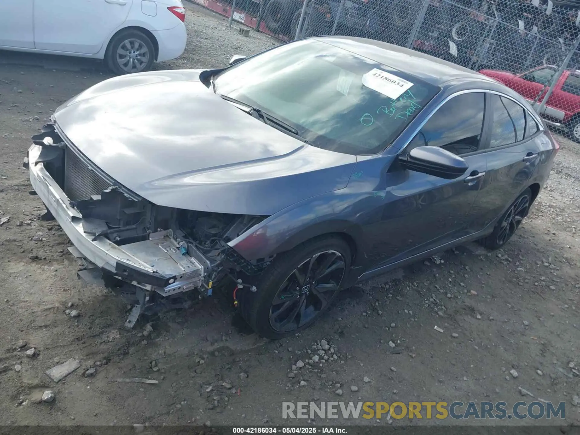 2 Photograph of a damaged car 2HGFC2F82LH561523 HONDA CIVIC 2020