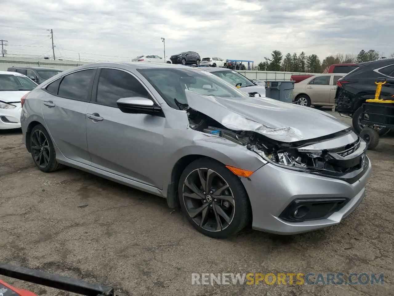 4 Photograph of a damaged car 2HGFC2F82LH565281 HONDA CIVIC 2020