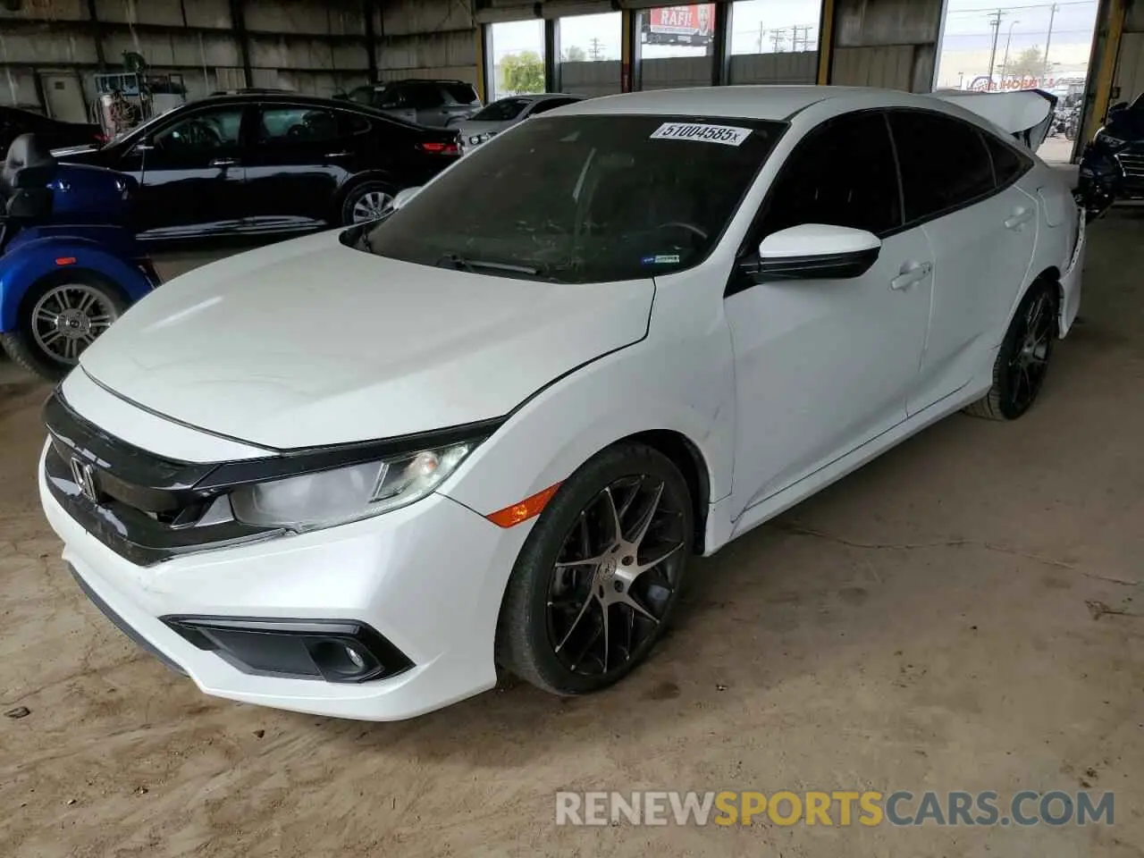 1 Photograph of a damaged car 2HGFC2F82LH566396 HONDA CIVIC 2020