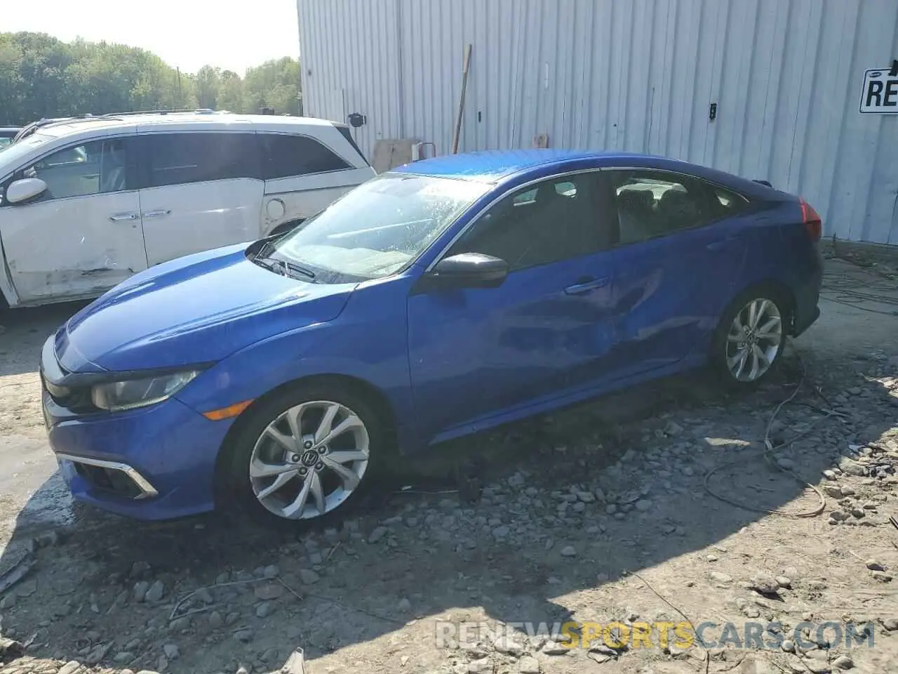 1 Photograph of a damaged car 2HGFC2F82LH570500 HONDA CIVIC 2020