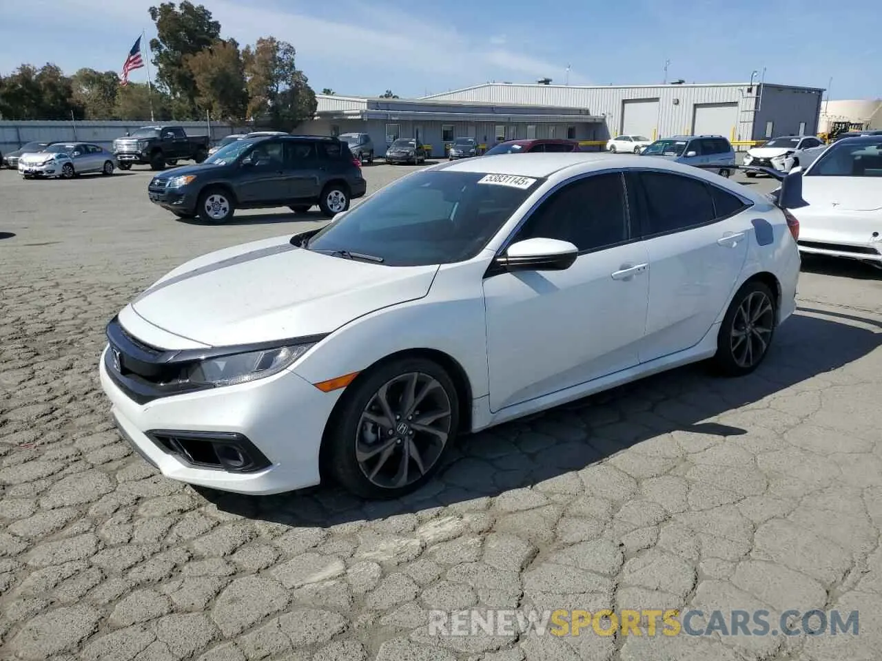 1 Photograph of a damaged car 2HGFC2F82LH572330 HONDA CIVIC 2020
