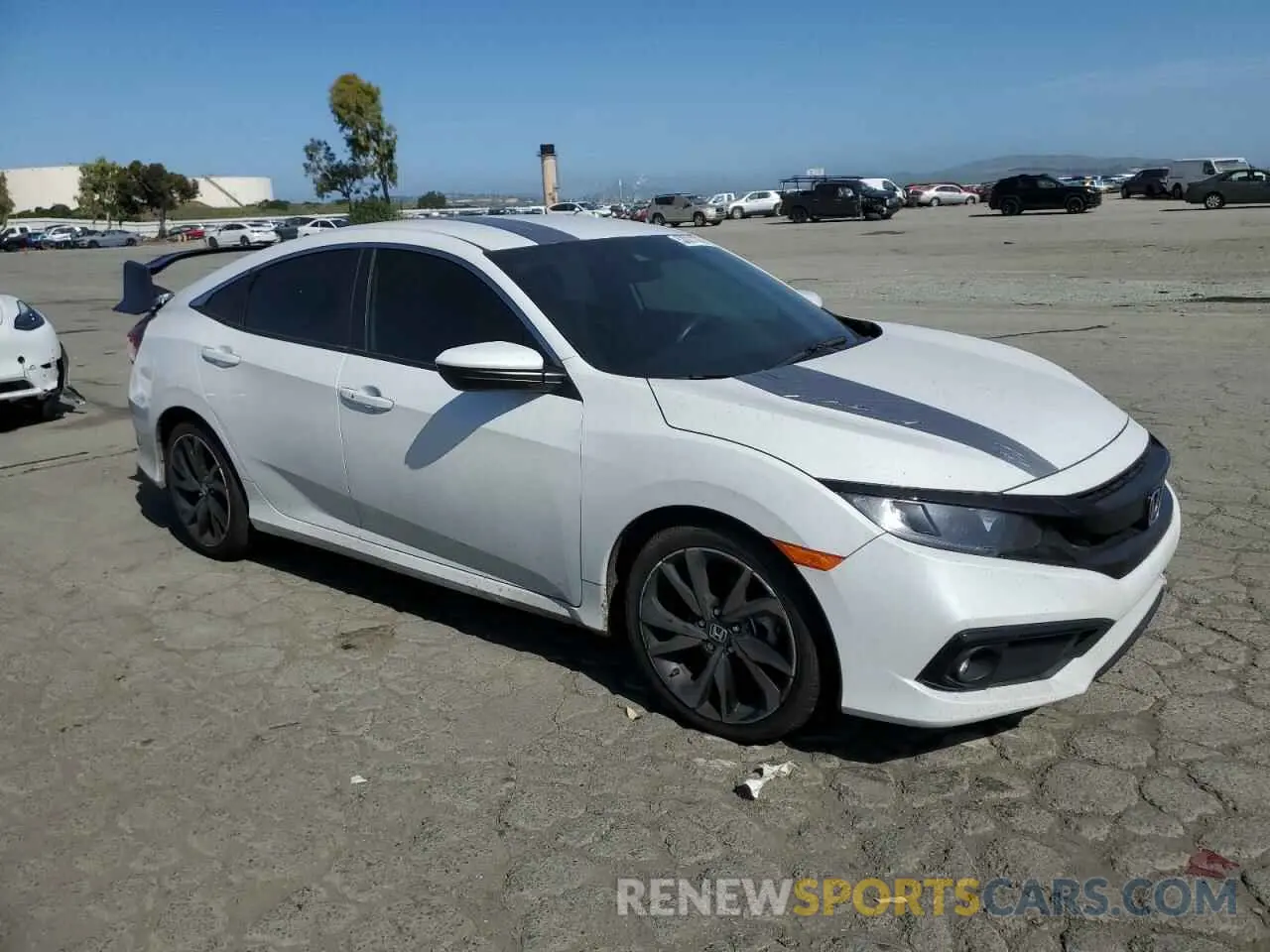 4 Photograph of a damaged car 2HGFC2F82LH572330 HONDA CIVIC 2020
