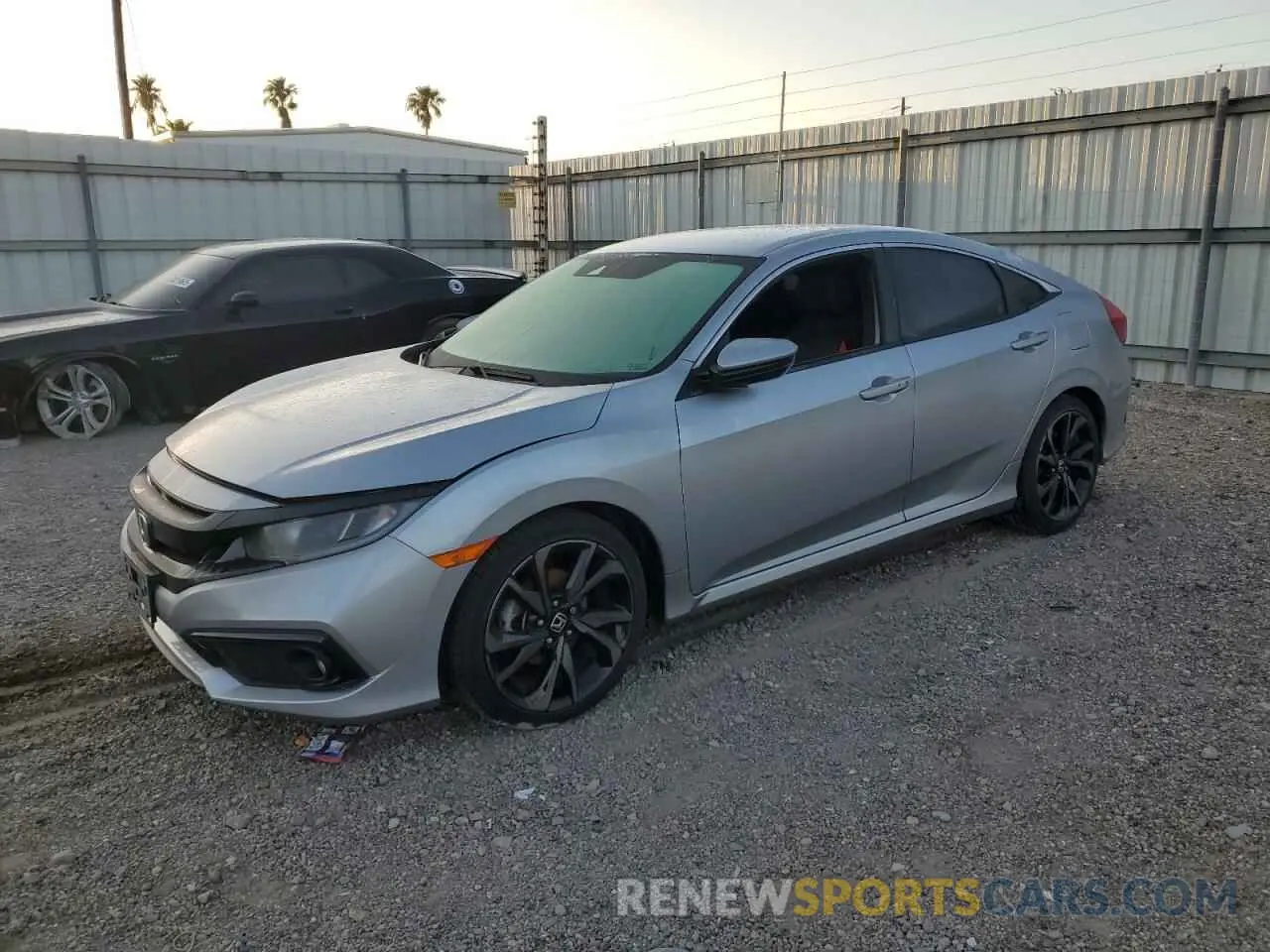 1 Photograph of a damaged car 2HGFC2F82LH580122 HONDA CIVIC 2020
