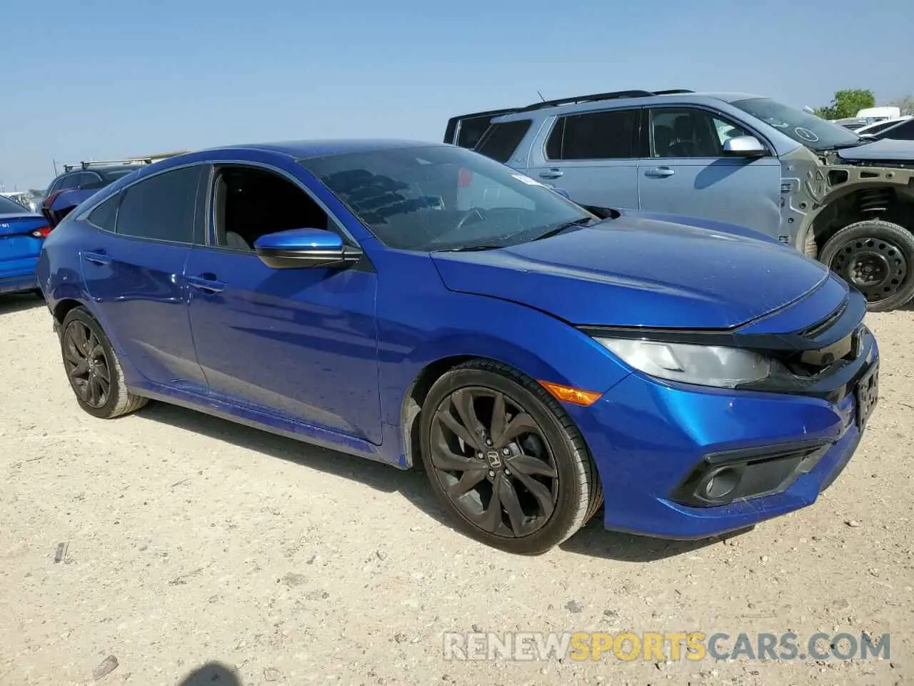 4 Photograph of a damaged car 2HGFC2F82LH595073 HONDA CIVIC 2020