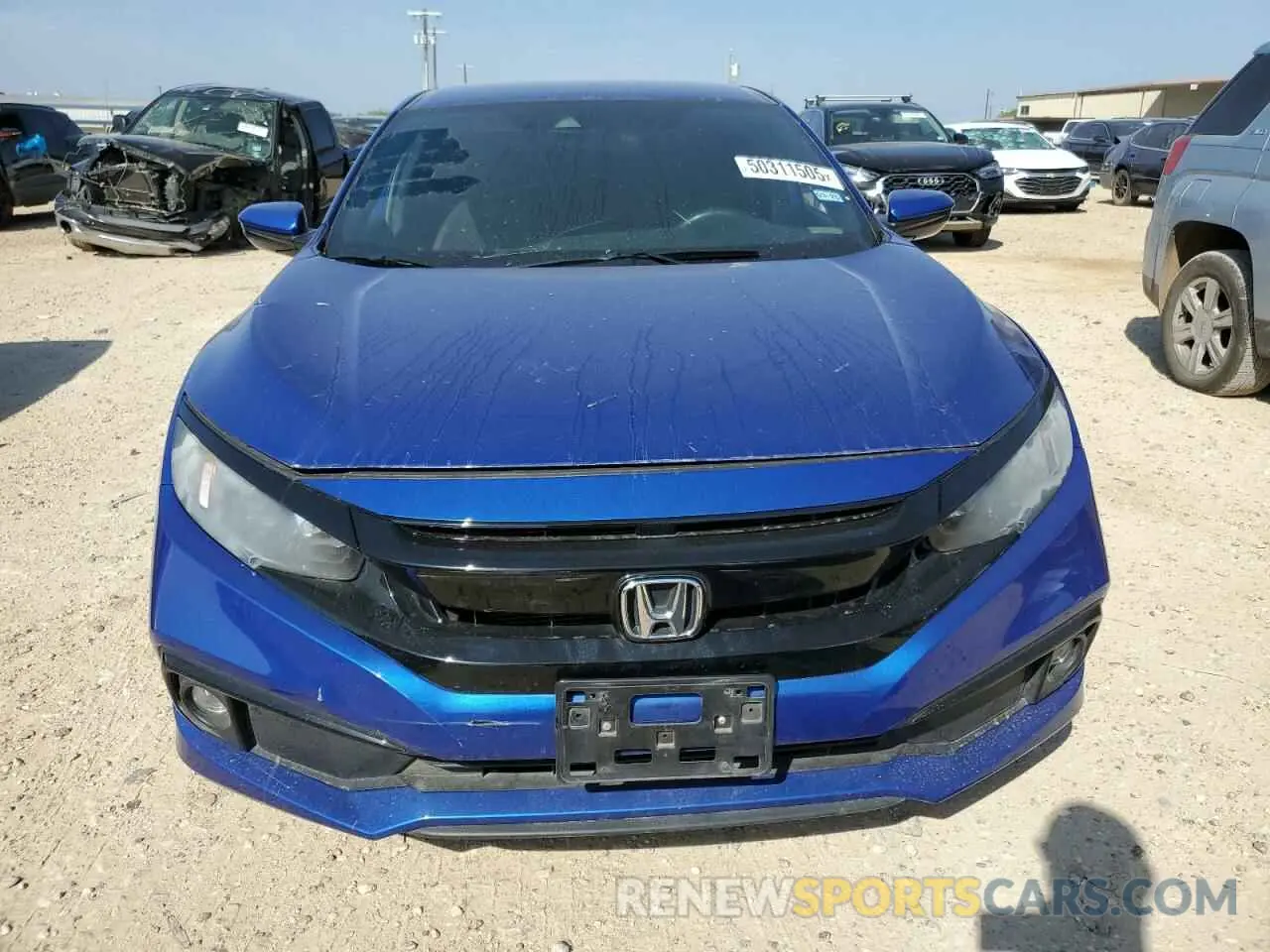 5 Photograph of a damaged car 2HGFC2F82LH595073 HONDA CIVIC 2020