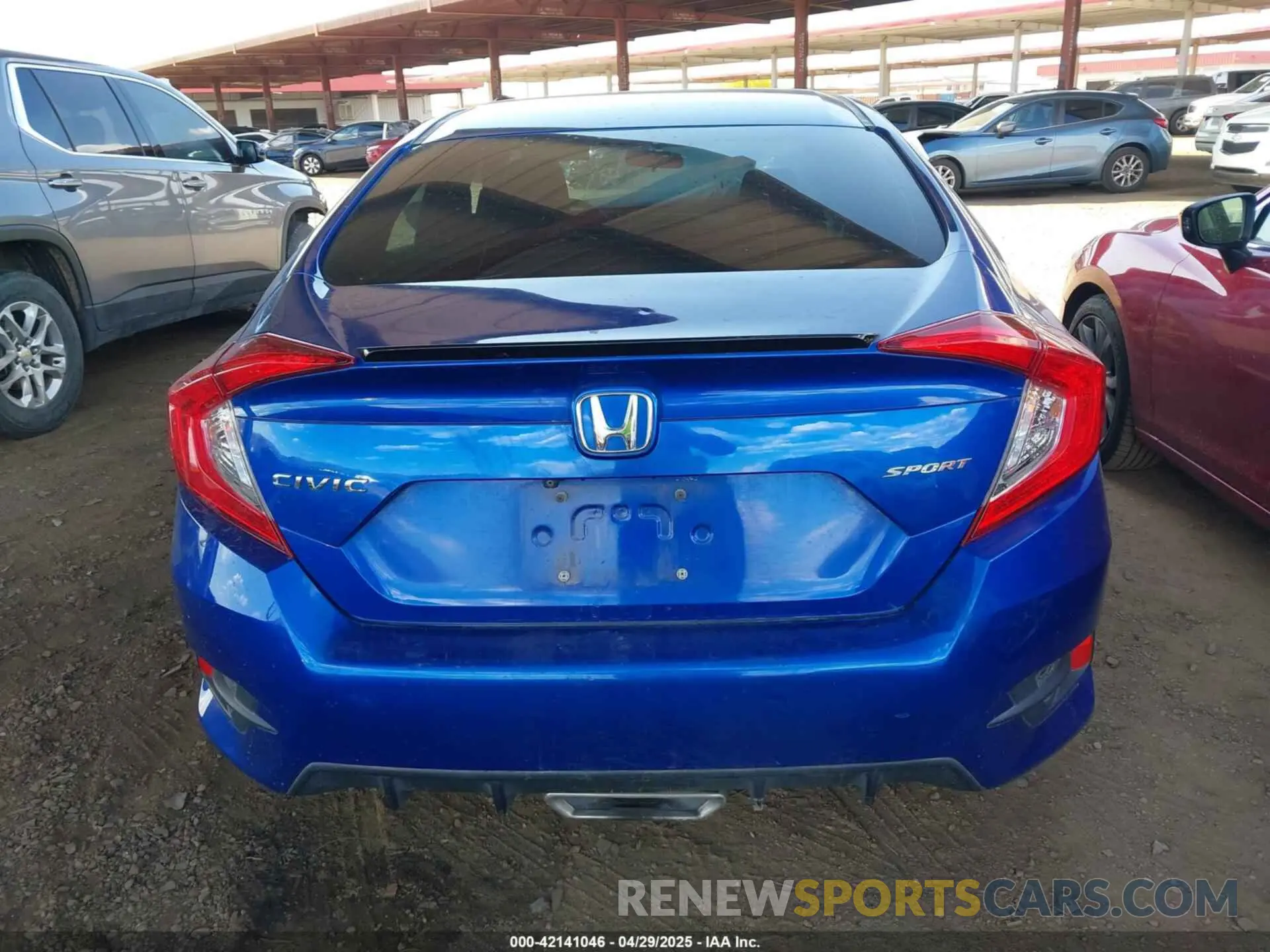 16 Photograph of a damaged car 2HGFC2F82LH601101 HONDA CIVIC 2020