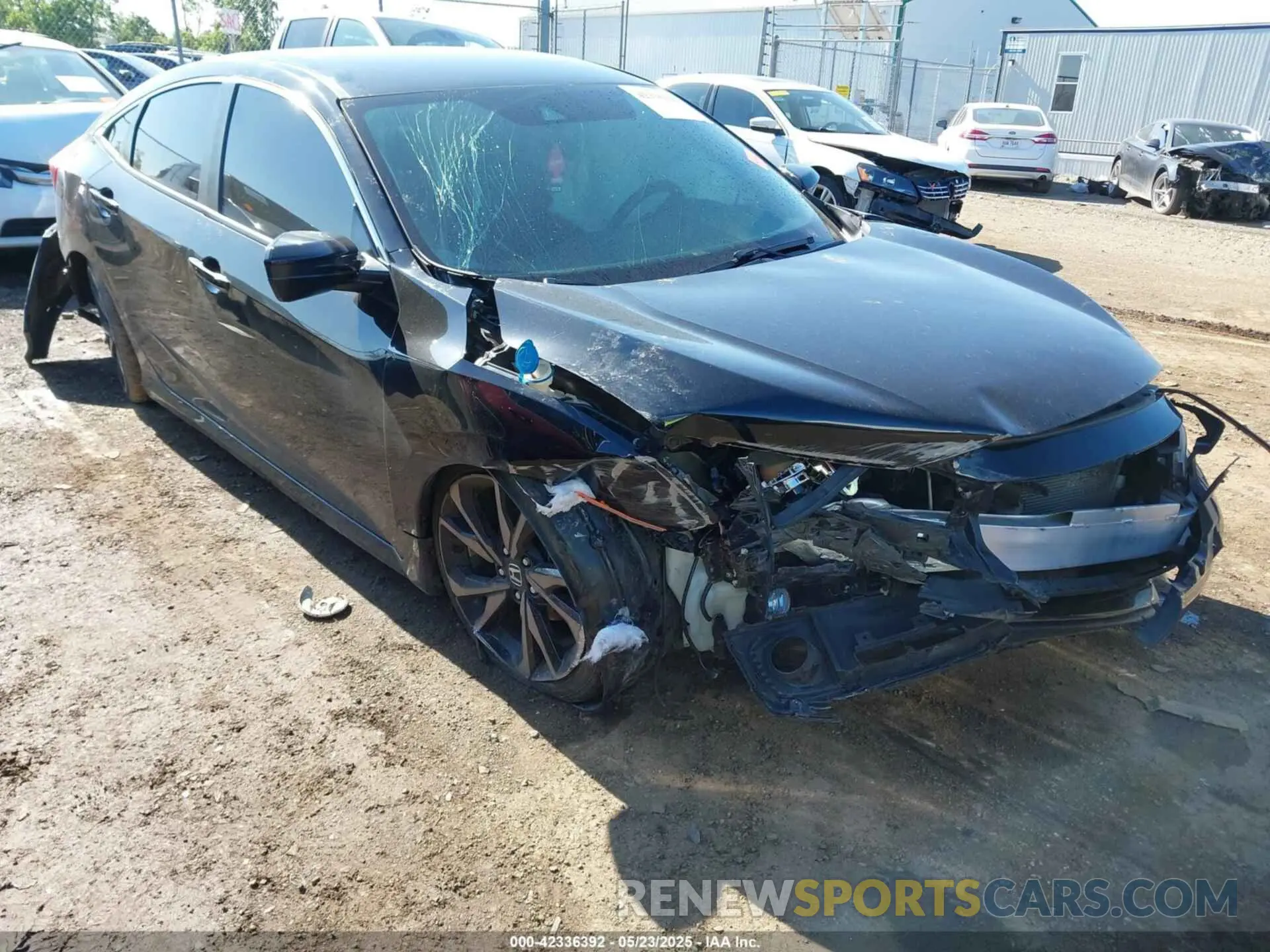 1 Photograph of a damaged car 2HGFC2F83LH502125 HONDA CIVIC 2020