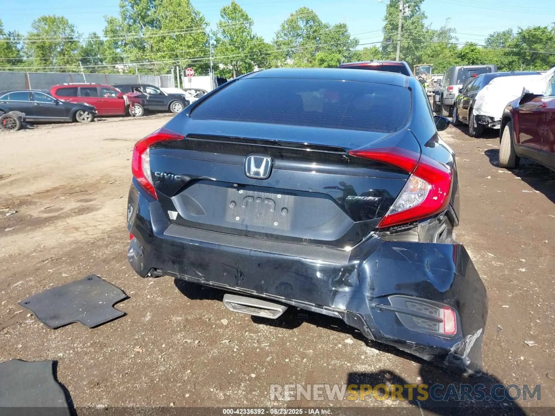 16 Photograph of a damaged car 2HGFC2F83LH502125 HONDA CIVIC 2020