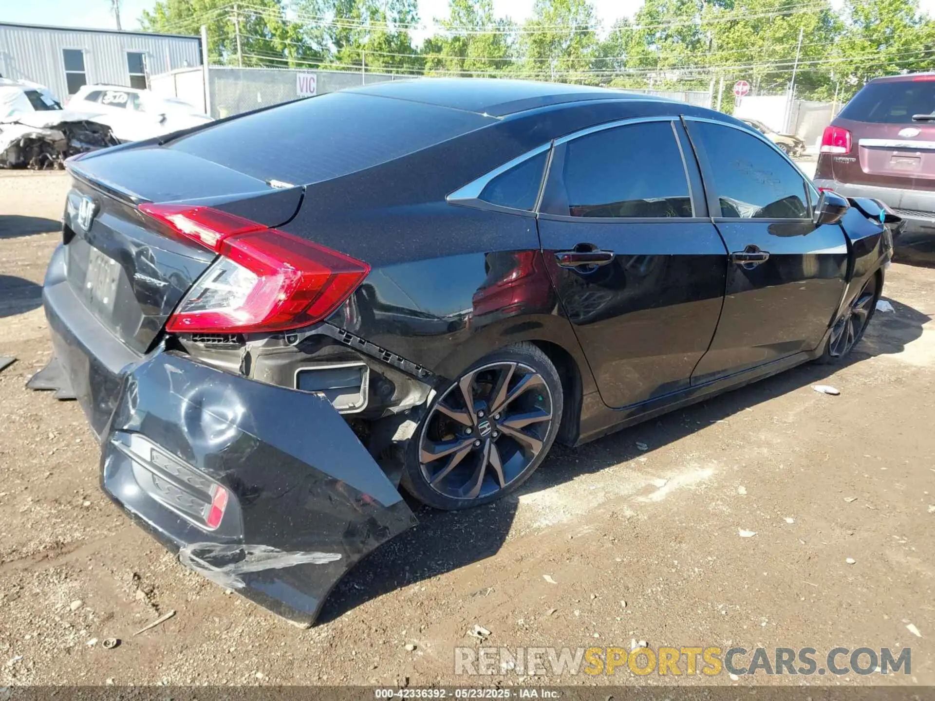 4 Photograph of a damaged car 2HGFC2F83LH502125 HONDA CIVIC 2020