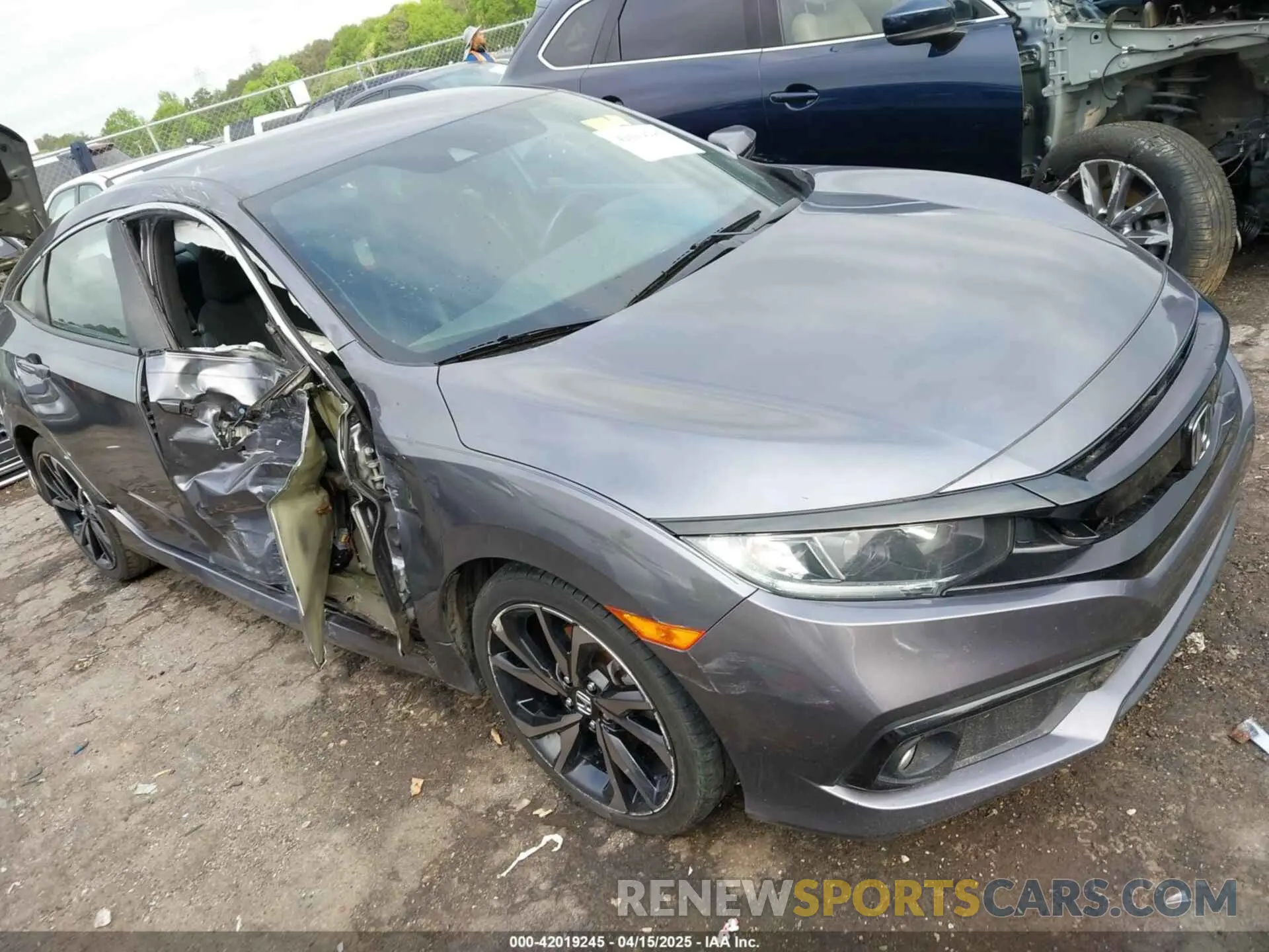 1 Photograph of a damaged car 2HGFC2F83LH514162 HONDA CIVIC 2020