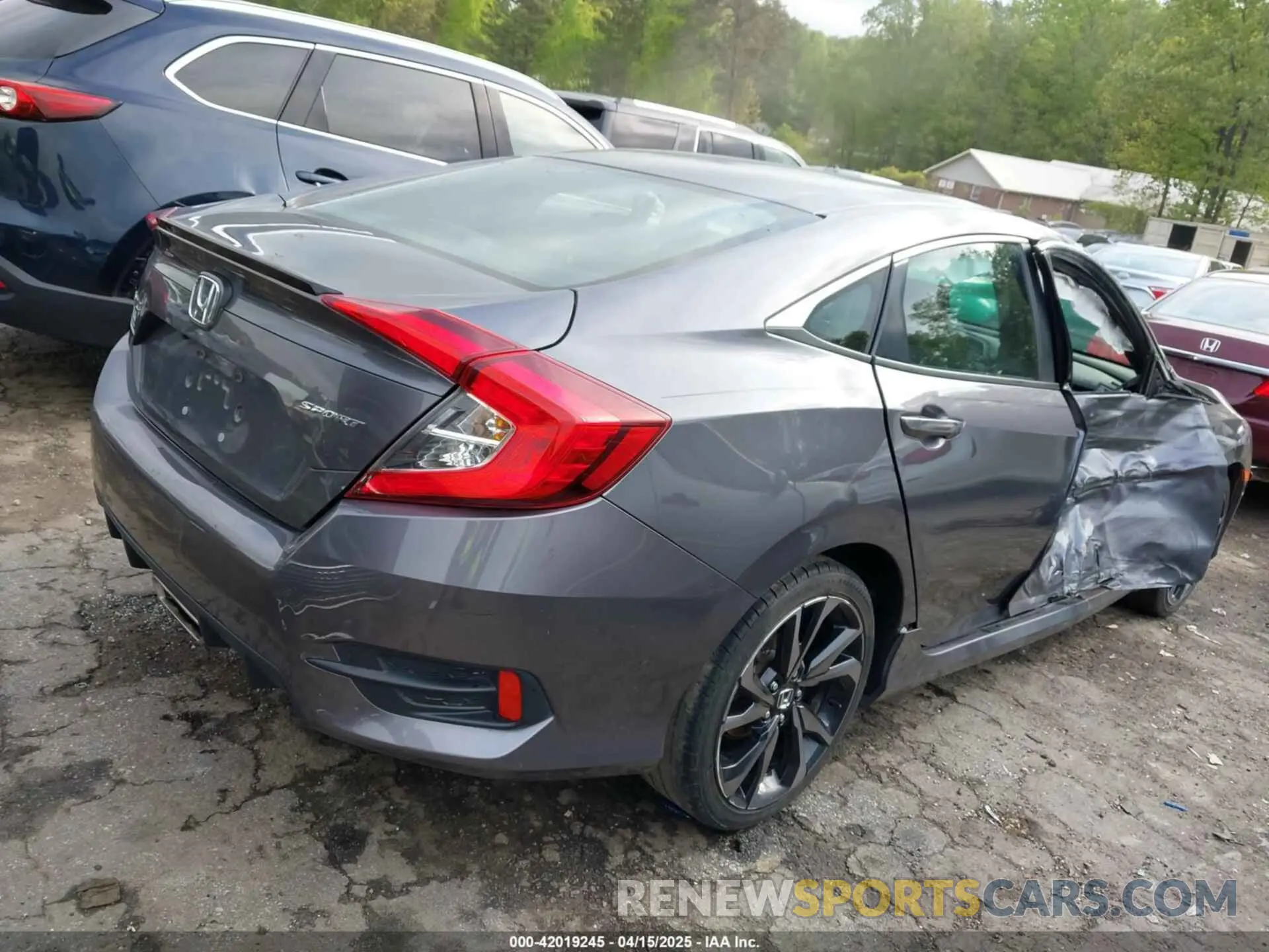 4 Photograph of a damaged car 2HGFC2F83LH514162 HONDA CIVIC 2020