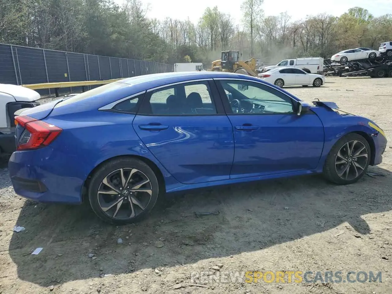 3 Photograph of a damaged car 2HGFC2F83LH514534 HONDA CIVIC 2020