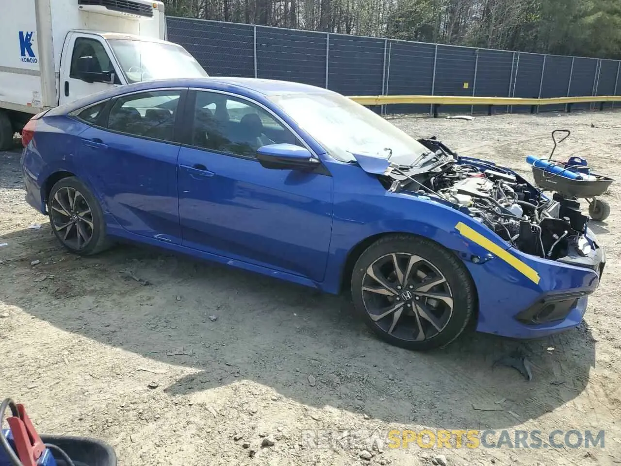 4 Photograph of a damaged car 2HGFC2F83LH514534 HONDA CIVIC 2020