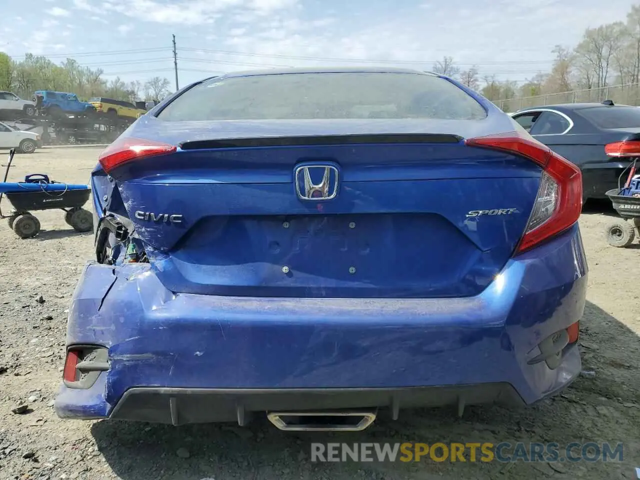 6 Photograph of a damaged car 2HGFC2F83LH514534 HONDA CIVIC 2020